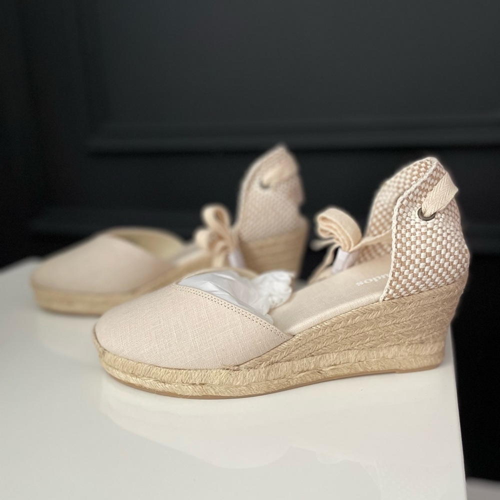 NIB•Soludos Espadrilles Wedge SANDALS
